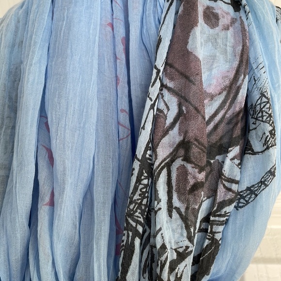 Paris themed infinity scarf - Picture 2 of 5